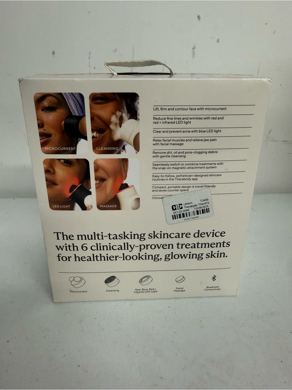 Therabody TheraFace PRO Facial Tool — White with Rose Gold - Picture 3 of 7